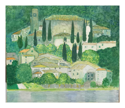 Church in Cassone by Zhumin Zhang